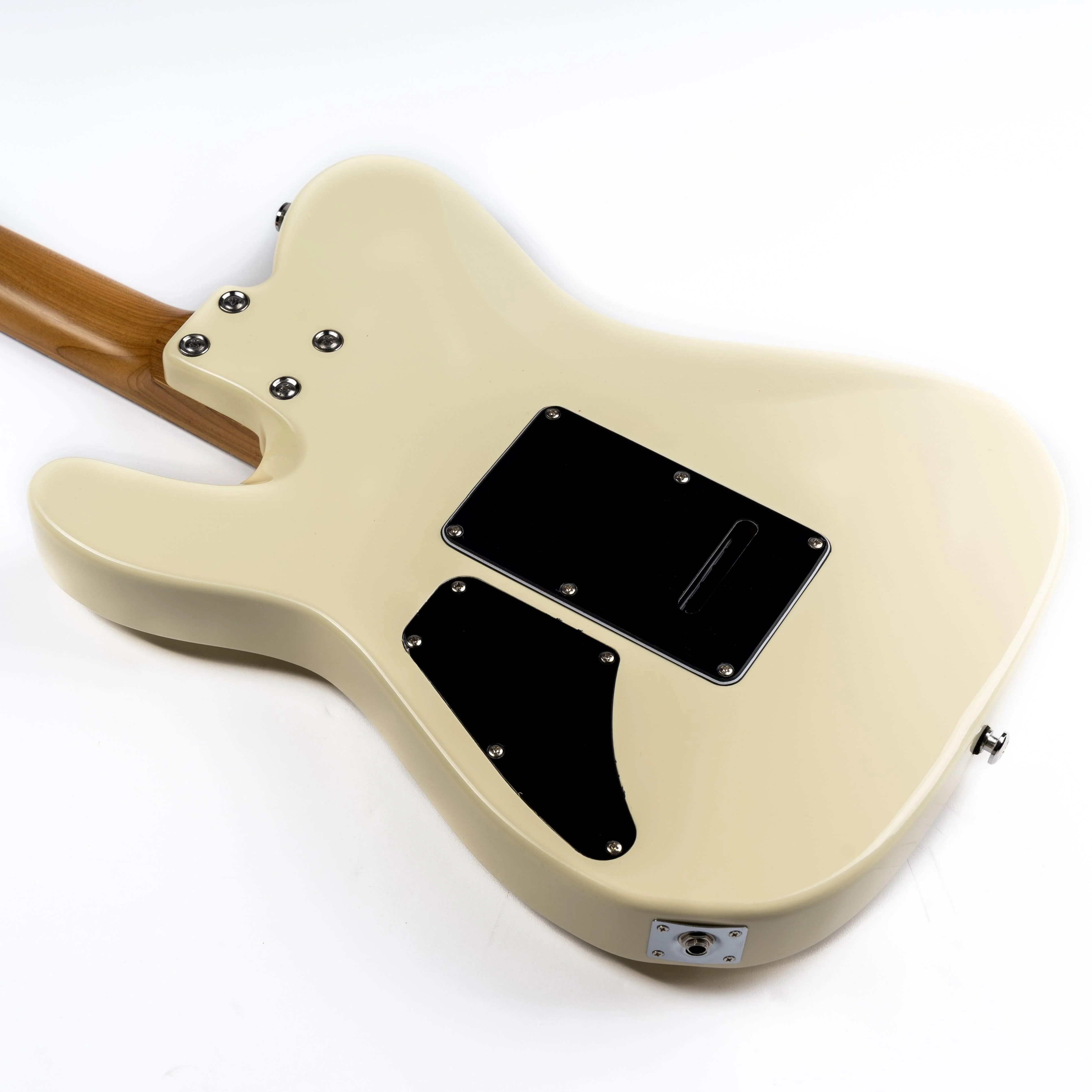 Eart Guitars, TL-380 Tremolo Full Humbucker Pickups with Mini Switch Coil Split Electric Guitars, Cream White - Image 7